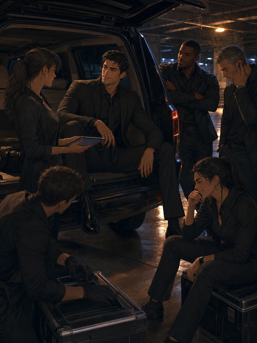 Dante called this an informal briefing. He wore a tie.