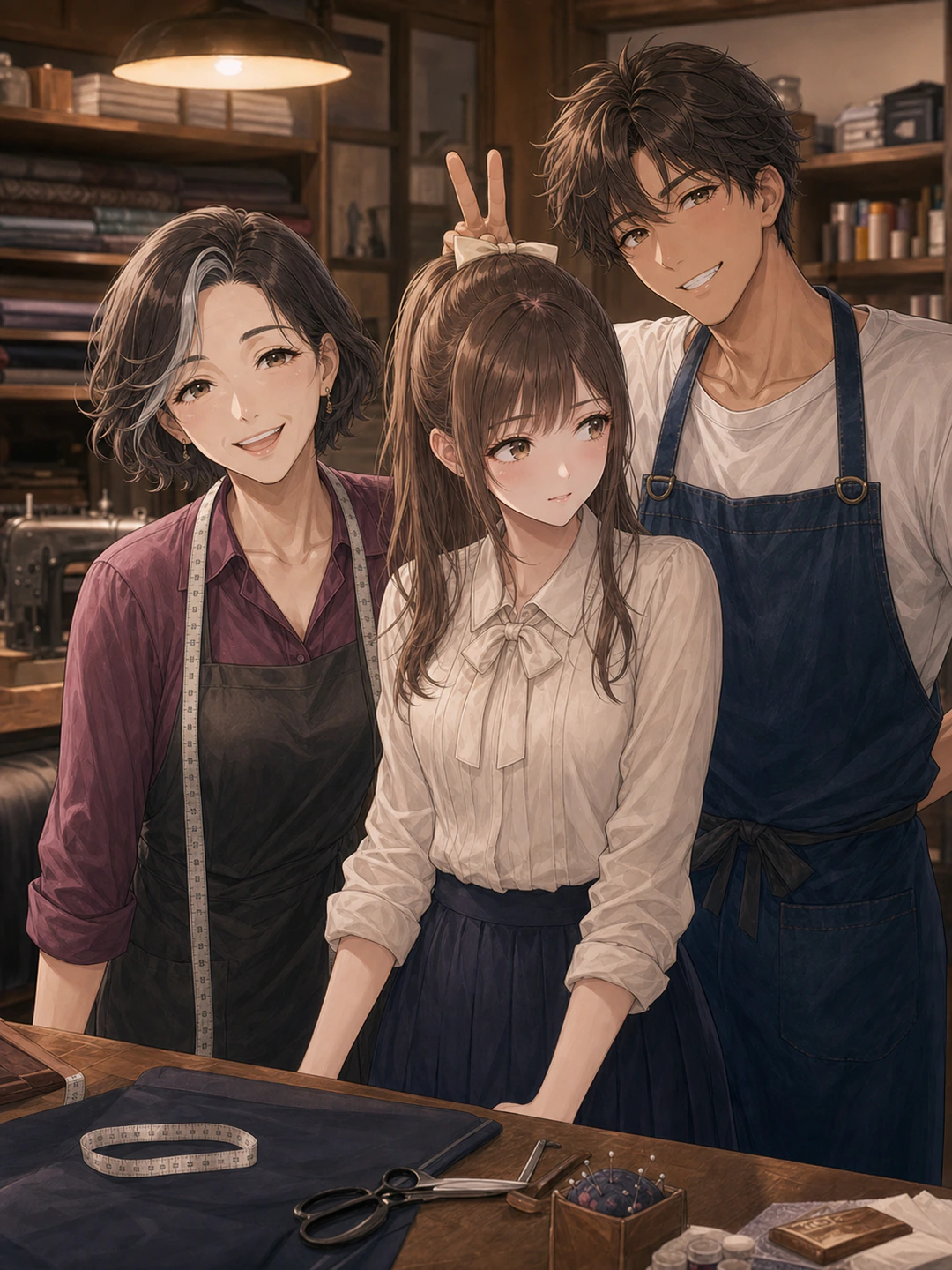 Keiko asked for one normal family photo. Yuta lasted four seconds.