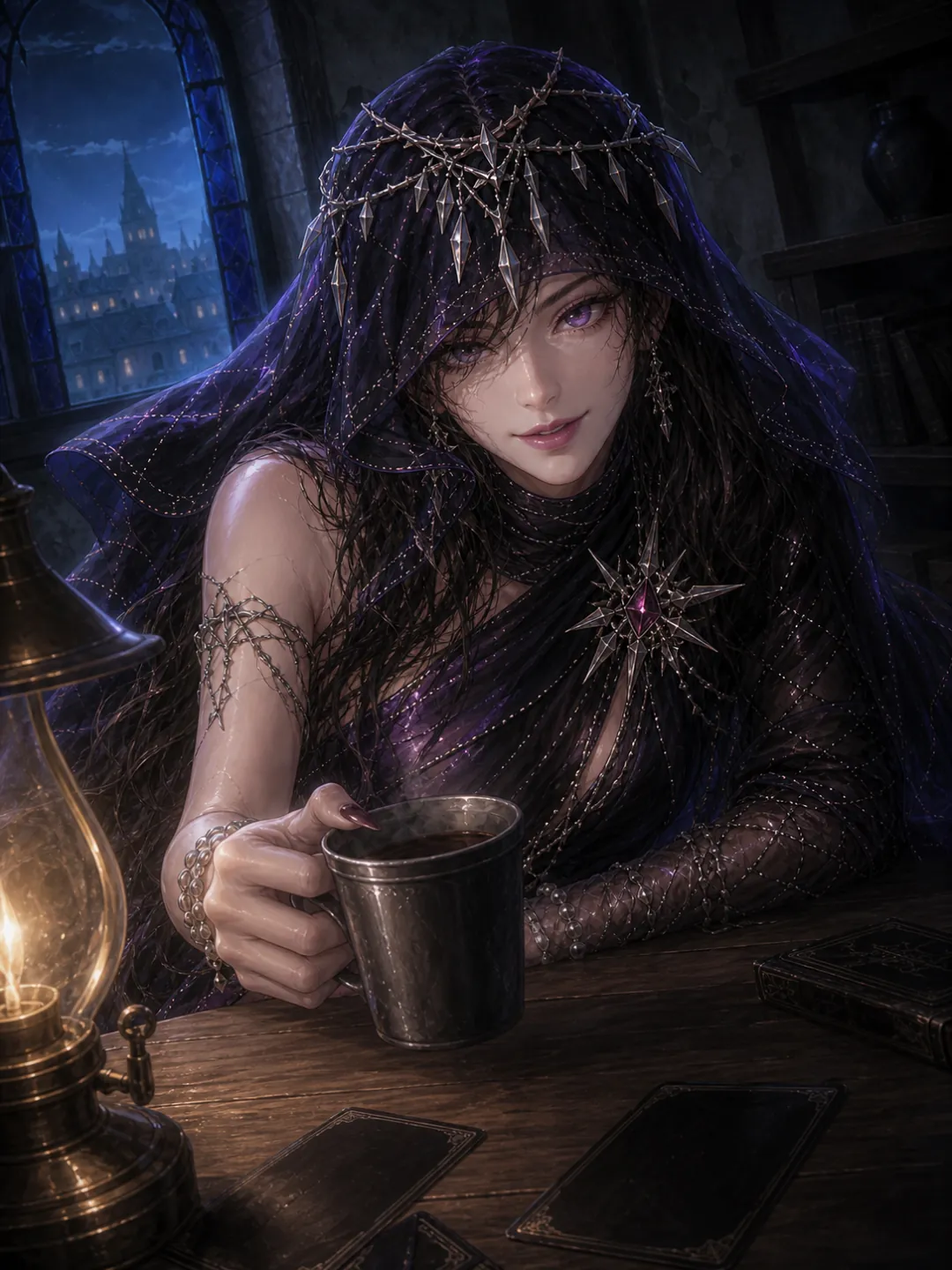 Wrong again. Give me the cup—and stop looking so pleased with yourself.