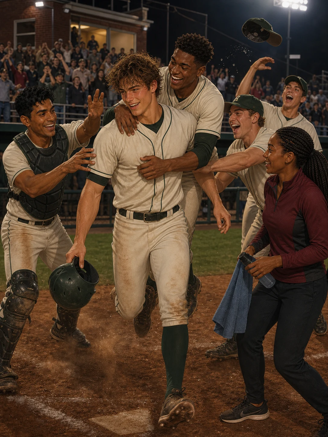 Walk-off. I don't remember touching home. I remember everybody landing on me.