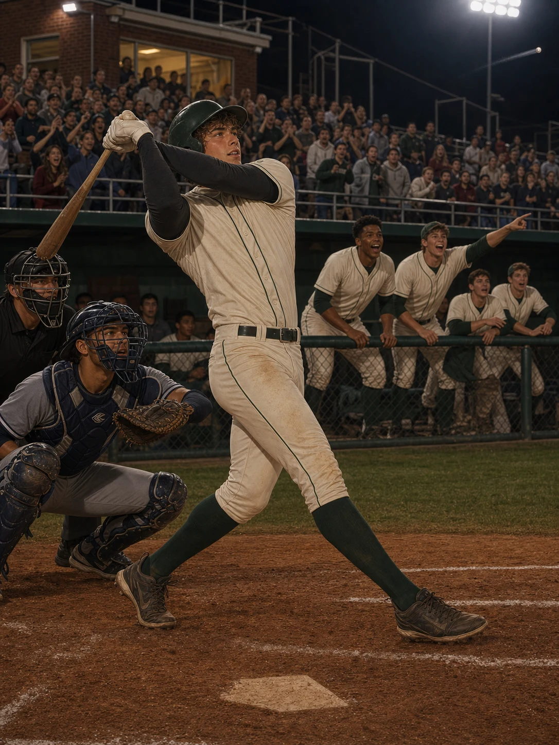 Two strikes. One pitch over the plate. Best sound in the world.