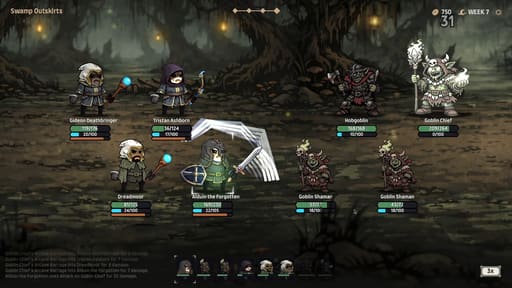 Vibe coded a Mercenary Company Autobattler roguelike prototype, sharing my learnings and also seeking gameplay feedback