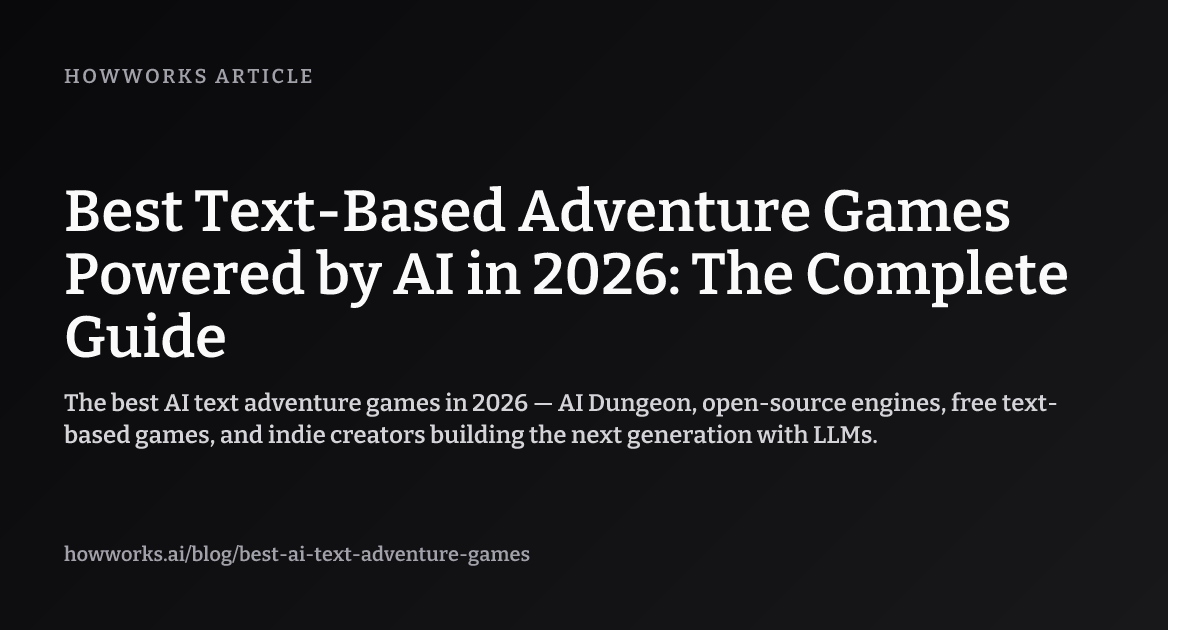Best Text-Based Adventure Games Powered by AI in 2026: The Complete ...